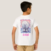 T-shirt Centre de partie d'ours blanc (Dos entier)