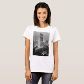 T-shirt Centre et RCA de Rockefeller construisant New York (Devant entier)