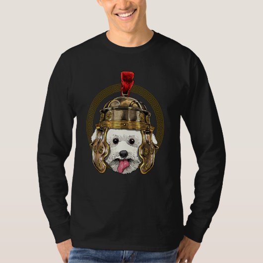 T-shirt Centurion Bichon Frise Ancient Rome Roman Empire D (Devant)