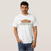 T-shirt Centurion MK 3 Tank British MBT de guerre froide (Devant entier)