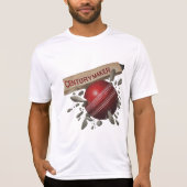 T-shirt Century Maker Cricket Bat et Ball Sports (Devant)