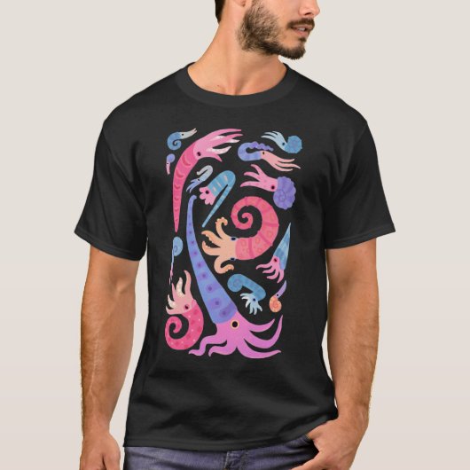 T-shirt Céphalopodes anciens (Devant)