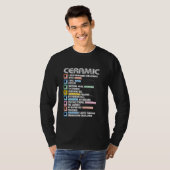 T-shirt Ceramic Engineer Motivacional (Devant entier)
