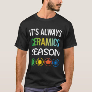T-shirt Céramique de saison drôle