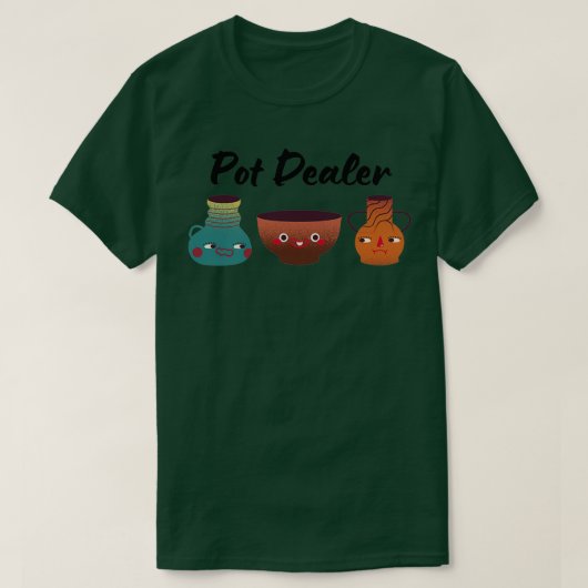 T-shirt Céramiques du concessionnaire Pot Pottery Clay 1 (Design devant)