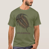 T-shirt Ceraurus Fossil Trilobite (Devant)