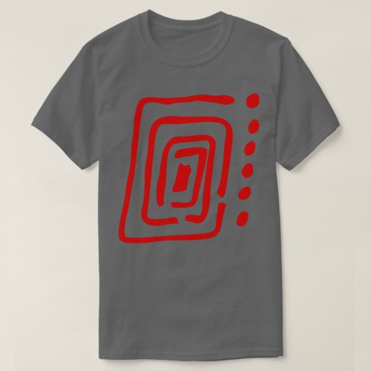 T-shirt Cercle Abstrait simple Abstrait (Design devant)