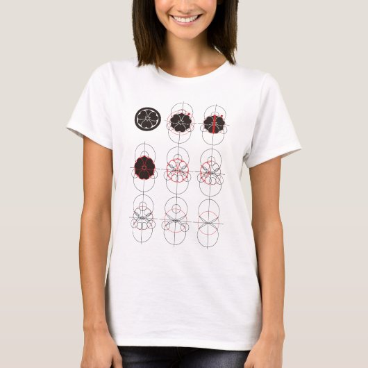 T-shirt Cercle avec katabami à l'épée (Devant)