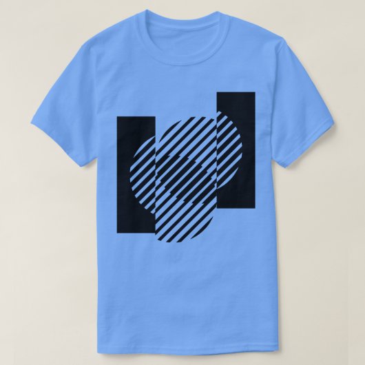 T-shirt cercle composition géométrique (Design devant)