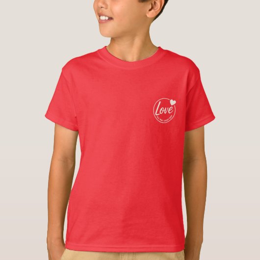 T-shirt Cercle d'amour (Devant)