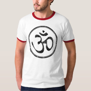 T-shirt Cercle de blanc de l'OM