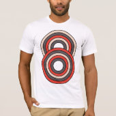 T-shirt Cercle de côlon rétro (Devant)