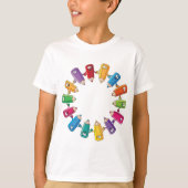 T-shirt Cercle De Crayons (Devant)