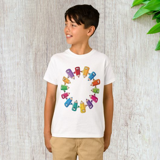 T-shirt Cercle De Crayons