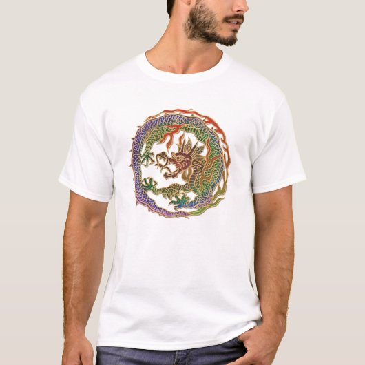 T-shirt Cercle de dragon éternel (Devant)