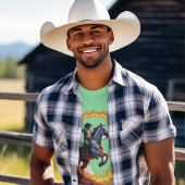 T-shirt Cercle de feu de Cowboy Reiter