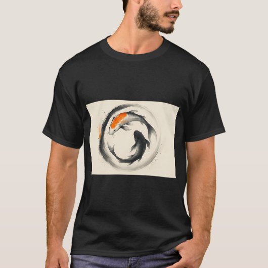 T-shirt Cercle de Koi (Devant)