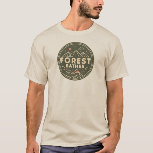 T-shirt Cercle de la brume forestière (Devant)