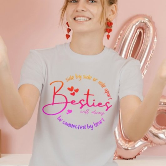 T-shirt Cercle de la typographie de l'amitié