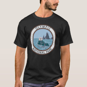T-shirt Cercle de loutres de mer du Parc national olympiqu