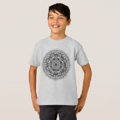 T-shirt Cercle de mandala (Devant entier)