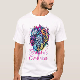 T-shirt Cercle de noeud de dragon mystique