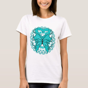 T-shirt Cercle de papillon de sclérodermie des rubans