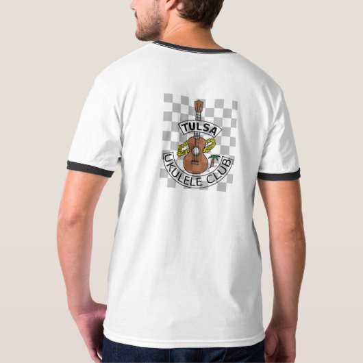 T-shirt cercle de pièce en t de tuc de cinquièmes (Dos)