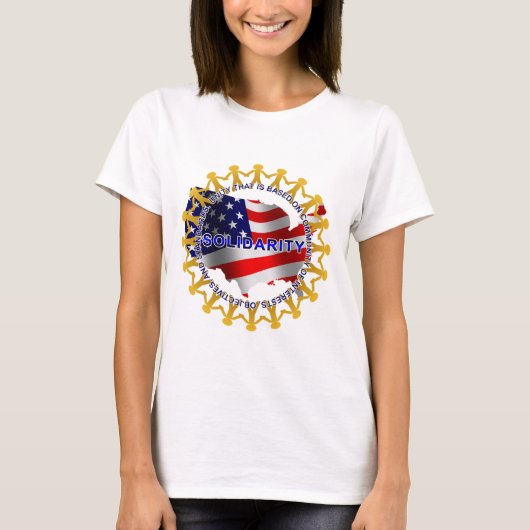 T-shirt Cercle de solidarité (Devant)