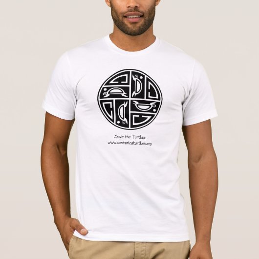T-shirt Cercle de tortue de mer de la vie (Devant)