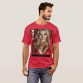T-shirt Cercle déchiré belle femme (Devant entier)