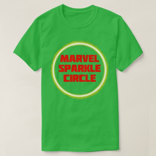T-shirt Cercle étincelant (Design devant)