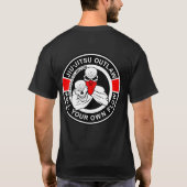T-shirt Cercle Jiu-Jitsu - BlackRed-2D (Dos)