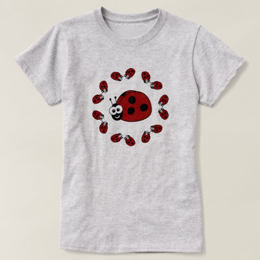 T-shirt Cercle LadyBug (Design devant)