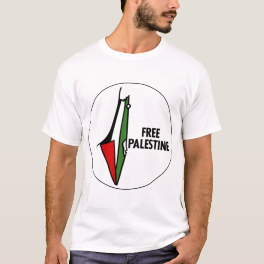 T-shirt Cercle libre de la Palestine (Devant)