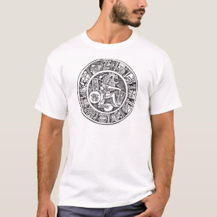T-shirt Cercle maya, hiéroglyphe mexicain(Maya)