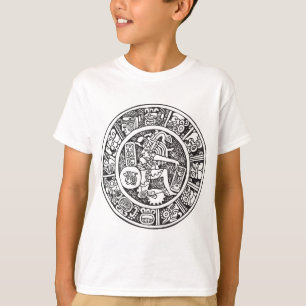 T-shirt Cercle maya, hiéroglyphe mexicain (Maya)