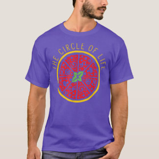 T-shirt Cercle Of Life Drôle Pizza Lover Fromage Plaisante