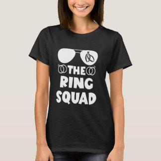 T-shirt Cercle Porteur Squad Sunglass Wedding Party Sécuri