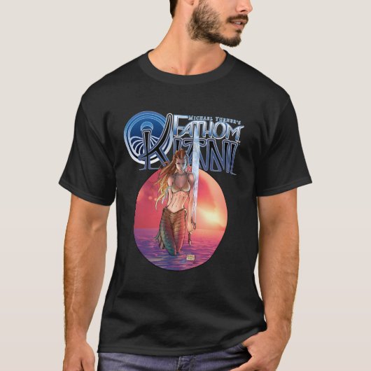 T-shirt Cercle rouge Fathom Kiani (Devant)