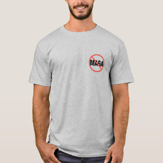 T-shirt Cercle rouge pas signe d'opinion politique anti-MA