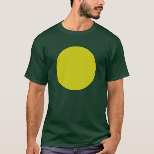 T-shirt Cercle simple - Banane (Devant)
