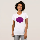 T-shirt Cercle simple - Plum (Devant entier)
