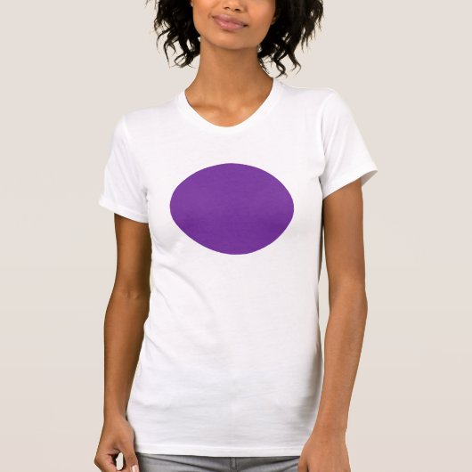 T-shirt Cercle simple - Raisin (Devant)