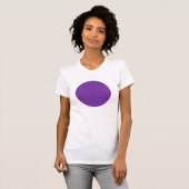 T-shirt Cercle simple - Raisin (Devant entier)