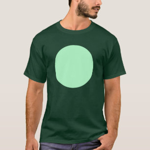 T-shirt Cercle simple - Vert fantôme