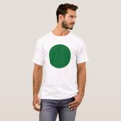 T-shirt Cercle simple - Vert forêt (Devant entier)