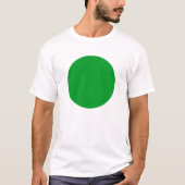 T-shirt Cercle simple - Vert herbe (Devant)