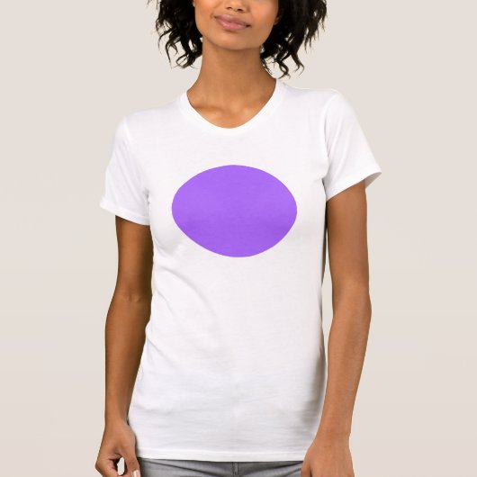 T-shirt Cercle simple - Violet bleu (Devant)