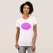 T-shirt Cercle simple - Violet clair (Devant entier)